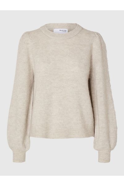 Selected Femme Strickpullover Langärmeliger