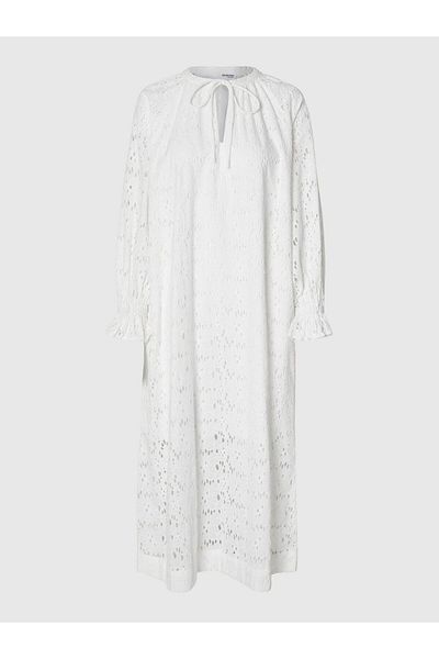 Selected Femme Maxikleid Broderie Anglaise