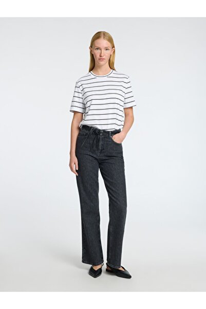 Selected Femme T-Shirt Gestreiftes Boxy fit