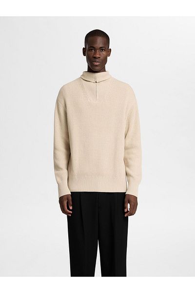 Selected Homme Half-zip Pullover 100% Baumwoll