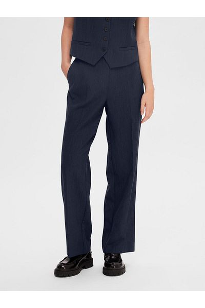 Selected Femme Hose mit weitem Bein Elegante
