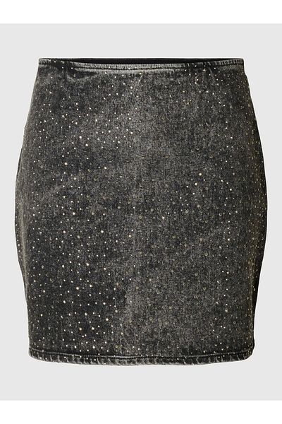 Selected Femme Jeansrock Glitzer