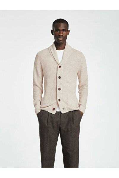 Selected Homme Strickjacke Schalkragen