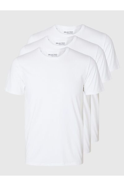Selected Homme T-Shirt 3er-Pack Baumwoll