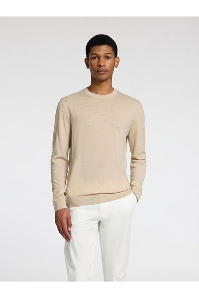 Selected Homme Pullover mit Rundhalsausschnitt 100% Merinowoll