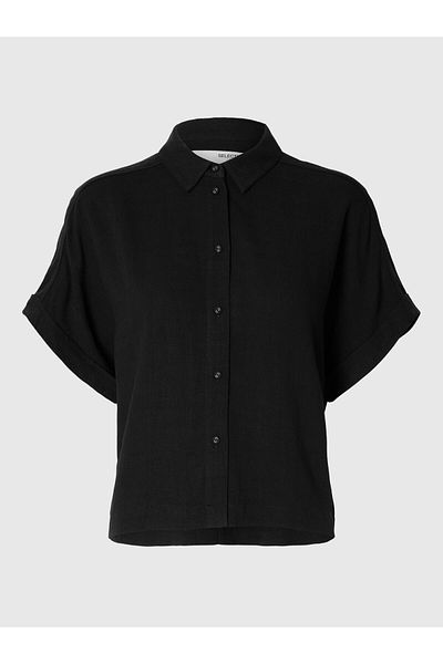 Selected Femme Kurzarmhemd Cropped