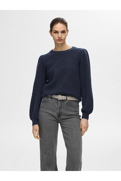 Selected Femme Strickpullover Langärmeliger
