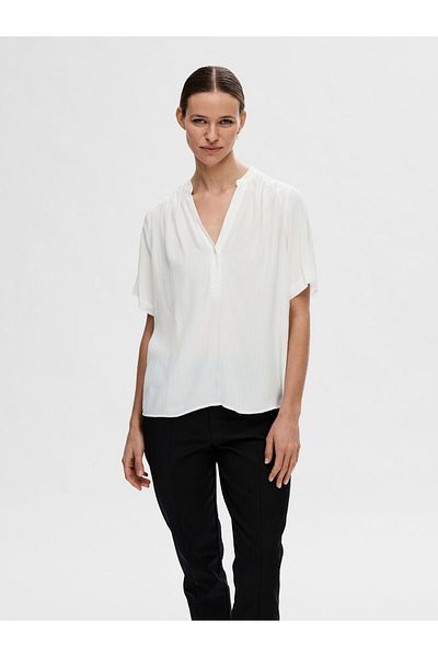 Selected Femme Bluse Kurzärmelige