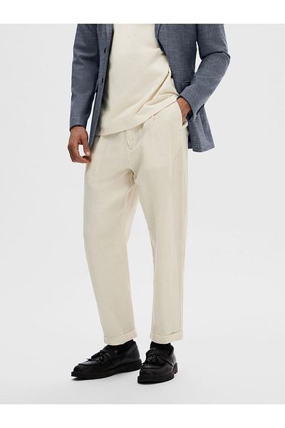 Selected Homme Hose Cropped Relaxed Fit