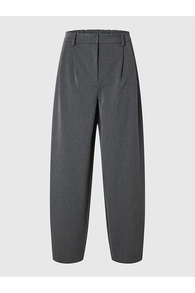 Selected Femme Barrel Fit Hosen Tailored