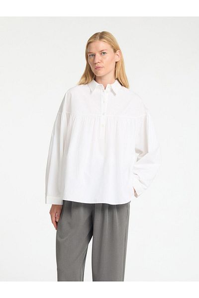 Selected Femme Langarmbluse 100% Baumwoll
