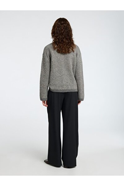 Selected Femme Strickpullover Fischgrät