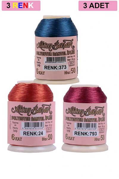 Royaleks 3 pieces of goldenrod lace and lace rope 20 gr - royaleks - no: 024 - 793 - 373