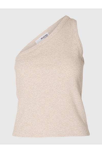 Selected Femme One-Shoulder-Top Ärmelloses