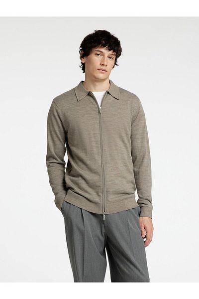 Selected Homme Strickjacke mit Reißverschluss Langarm