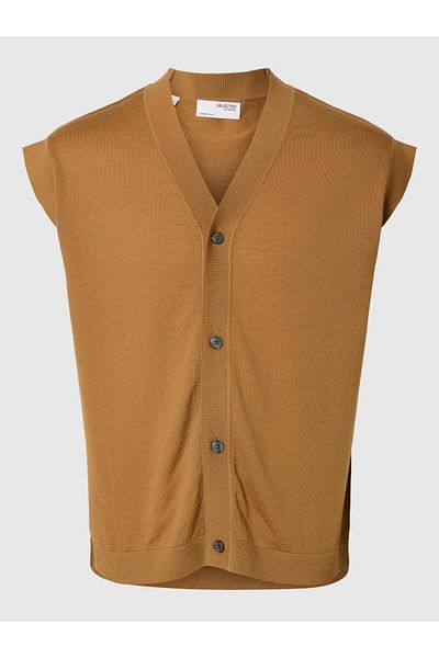 Selected Homme Strickweste 100% Merinowoll