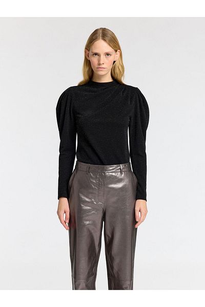 Selected Femme Oberteil mit langen Ärmeln Drapiertes