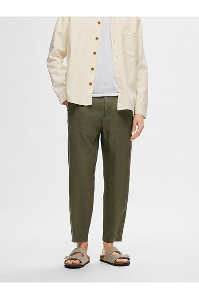 Selected Homme Hose 100% Leinen