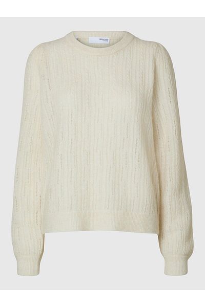 Selected Femme Strickpullover Texturierter
