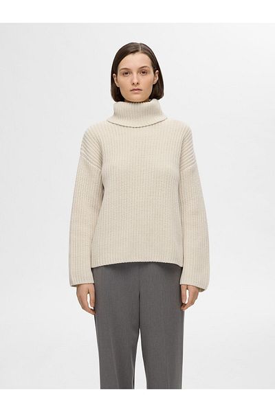 Selected Femme Grobstrickpullover Oversize