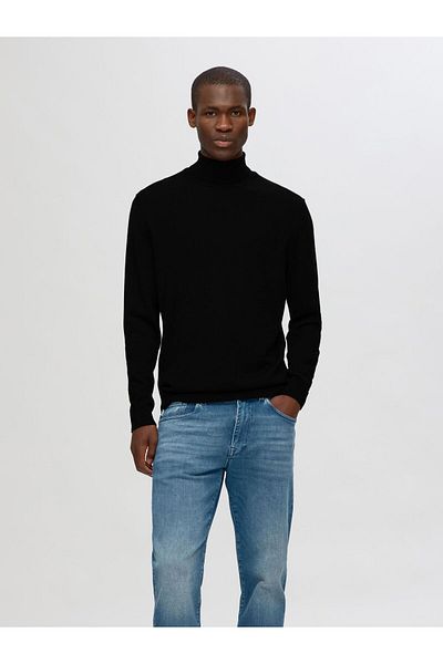Selected Homme Rollkragenpullover 100% Merinowoll