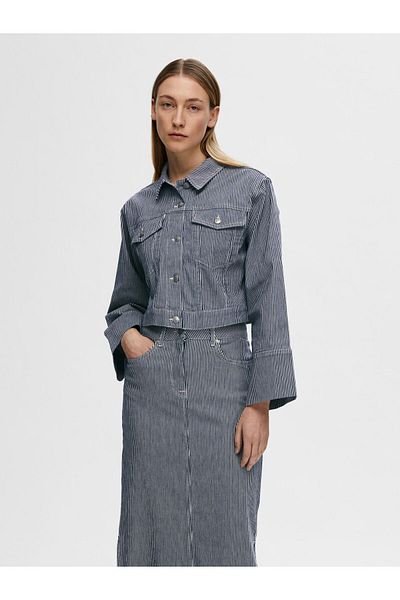 Selected Femme Jeansjacke Cropped