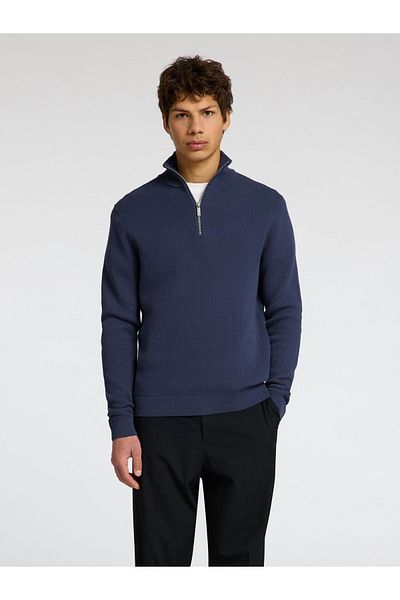 Selected Homme Pullover mit halbem Reißverschluss