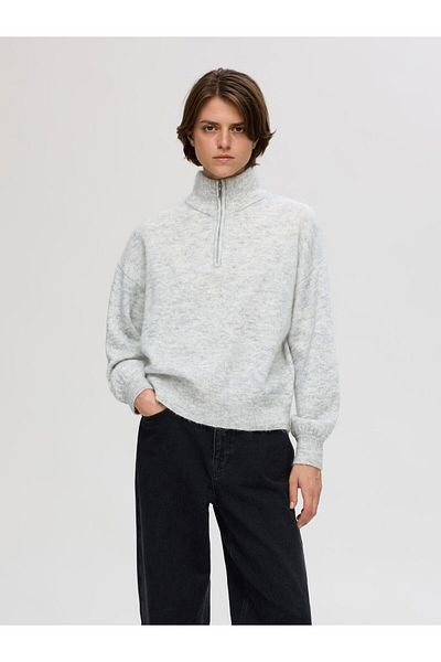 Selected Femme Half-zip Pullover Langarm