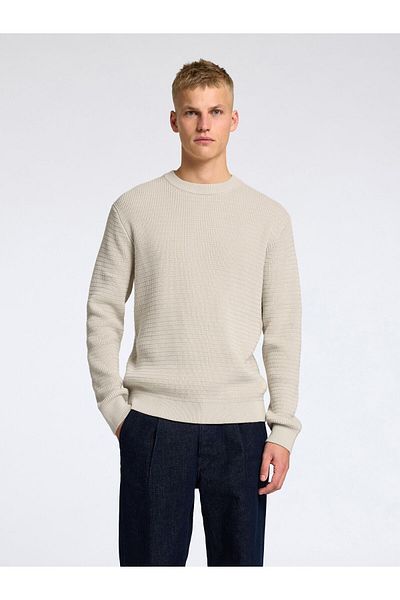 Selected Homme Pullover mit Rundhalsausschnitt Texturierter