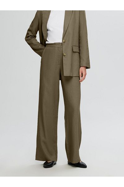 Selected Femme Hose Wide Fit