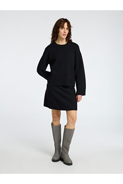 Selected Femme Pullover mit Rundhalsausschnitt Strick