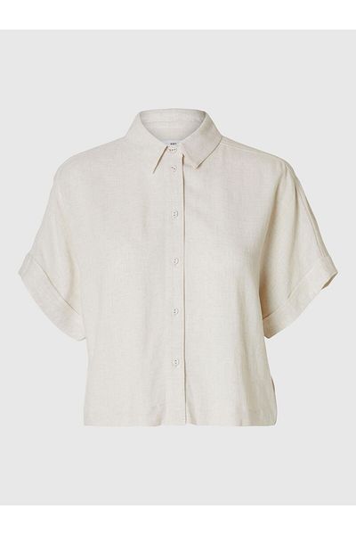 Selected Femme Kurzarmhemd Cropped