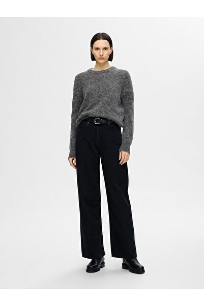 Selected Femme Pullover mit Rundhalsausschnitt Strick