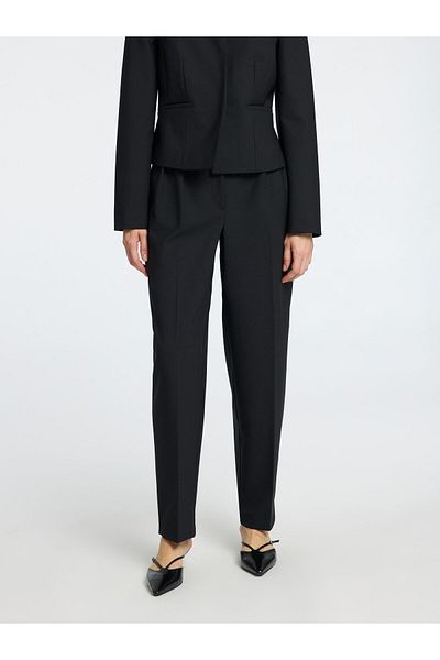 Selected Femme Barrel Fit Hosen High Waist