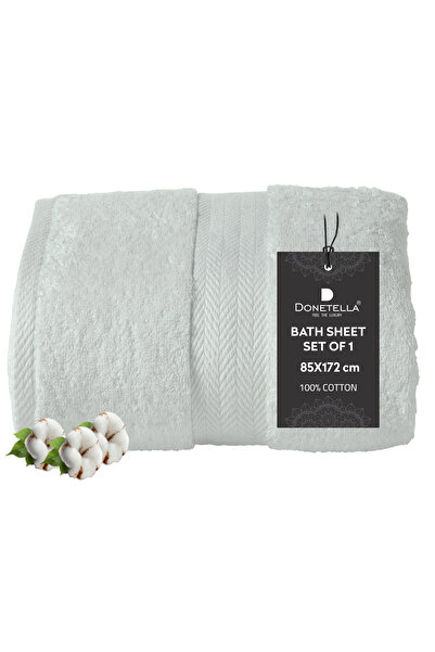 Donetella 1 - Pcs Premium Bath Sheet (85x172cm ) 600 GSM 100% Combed Cotton
