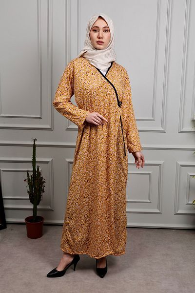 Kutay Collection Πλαϊνό δεμένο γυναικείο φόρεμα προσευχής Hijab με κομψό σχέδιο