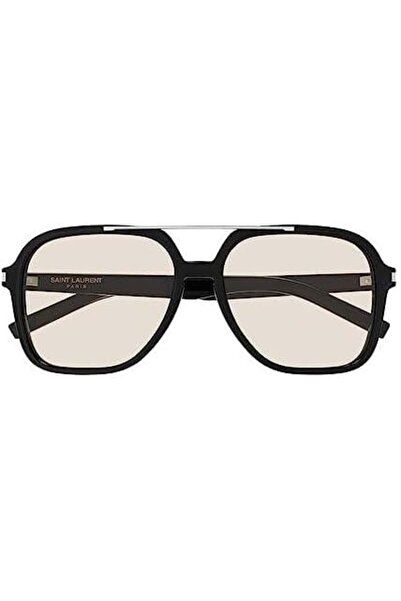 Saint Laurent Paris Women's Sunglasses Sl 545 001 58-16, Acetate, Square, Black Frame