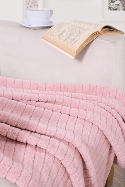 NİMBLES MODA Puffy Welsoft Blanket 110*180 - Powder