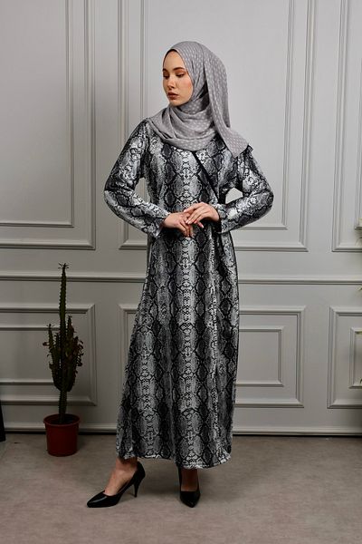 Kutay Collection Γυναικείο φόρεμα προσευχής με διπλό στήθος