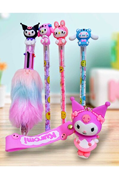 izmir yazici servis Kuromi Cinnamoroll MyMelodi Tüylü kalem Yumurtlayan Kurşu...