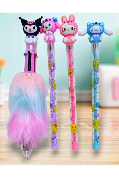 izmir yazici servis Kuromi Pompompurin Cinnamoroll MyMelodi Tüylü kalem ve Yu...