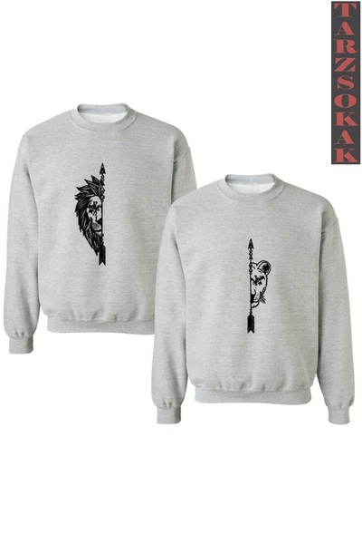 Tarzsokak Femeie și Masculin Leu Cuplu Iubitor Cuplu Combinație Design