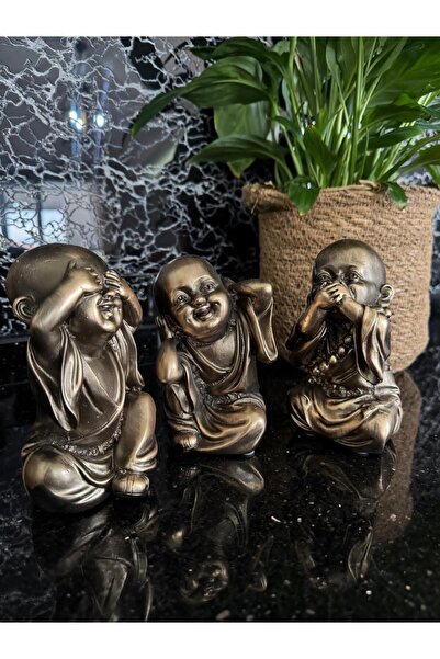 MGS COLLECTION Dekoratif Buda Biblo Uçlü Antik