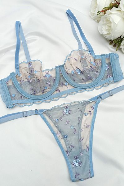 MILANOFOX Κέντημα με δαντέλα Underwire Brode Σουτιέν Στινγκ (Προίκα - Αγίου Βαλεντίνου - Πρωτοχρονιά)