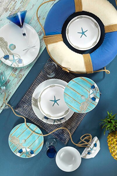 Kütahya Porselen Zeugma 24 Parça 6 Kişilik Yemek Takımı