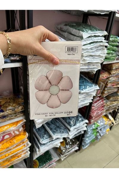 BALON HOME Large Macaron Daisy Foil Balloon (60X60Cm)