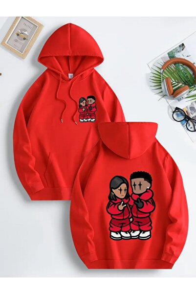 Tarzsokak الملونة مقنعين البلوز زوجين عاشق المجموعات زوجين الملابس