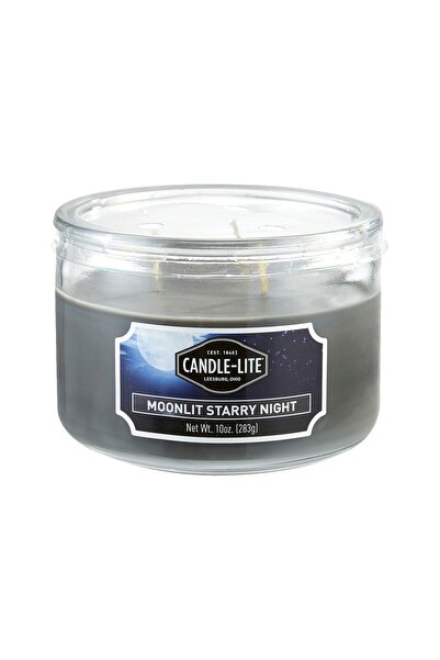 Candle-Lite شمعة معطرة بتصميم ليلة مرصعة بالنجوم تحت ضوء القمر، 10 أونصات، 3 ...