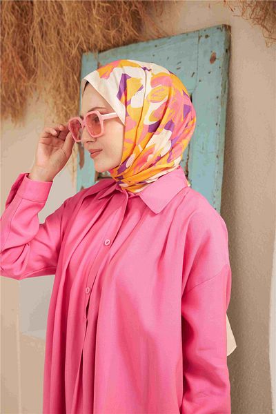 İpekhan Comfort Arya Shawl Red Violet 3028-16