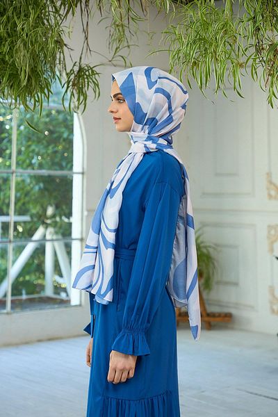 İpekhan Summer Sparkle Collection Μαλακό Σάλι Baby Blue 3044-08